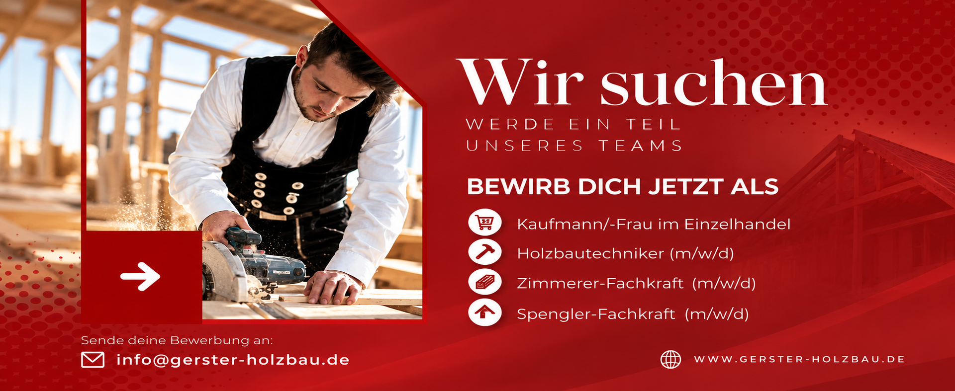 Zimmererarbeiten und Hallenbau