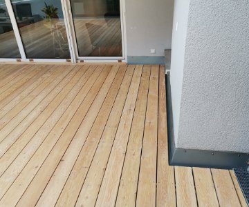 Erneuerung Dachterrassenbelag – Detail