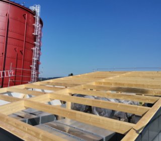 Neubau Biogasanlage – Detail
