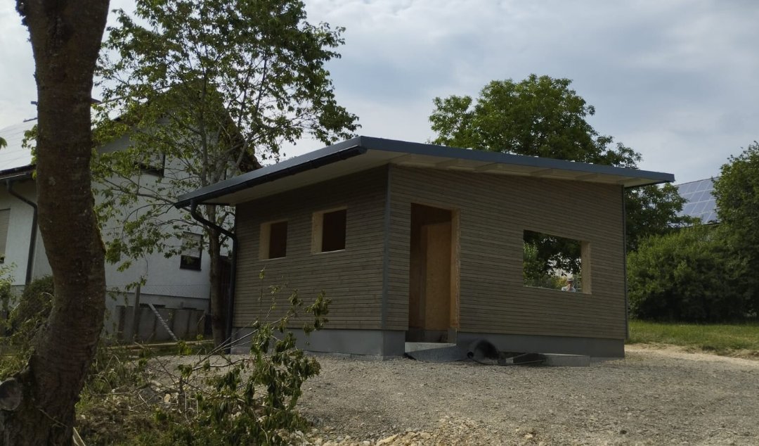 Neubau einer Gartenhütte