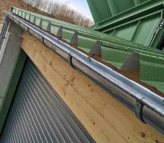 Neubau einer Überdachung – Detail
