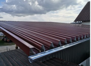 Neubau Maschinenunterstand – Detail