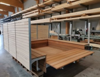 Vorfertigung eines Balkons – Detail