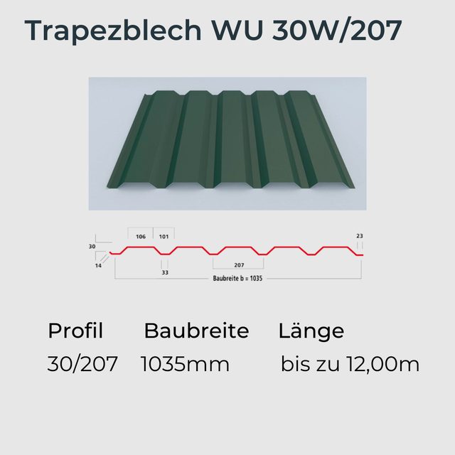Trapezblech WU 3w0D207