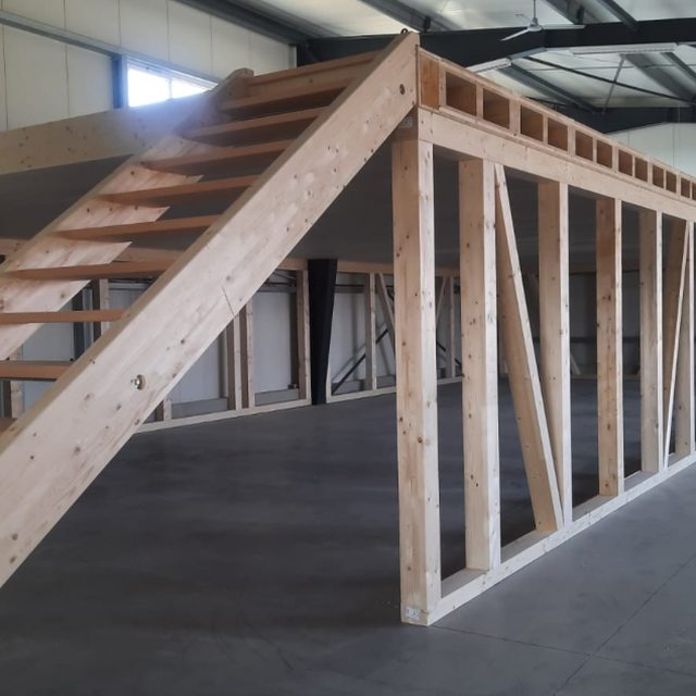 Innenausbau eines Fitnessstudios