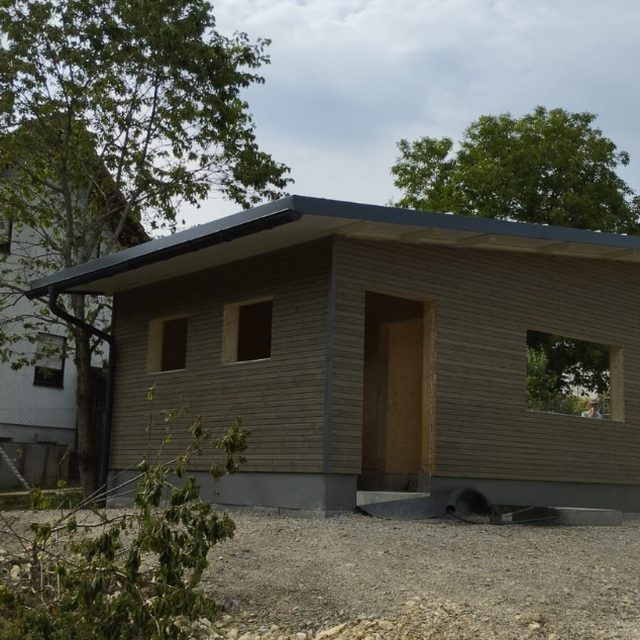 Neubau einer Gartenhütte