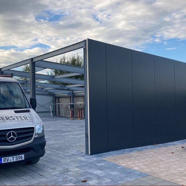 Sandwich-Paneel-Garage